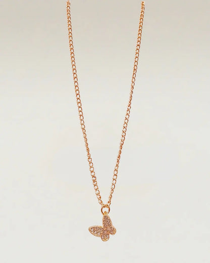 Gold Butterfly Necklace