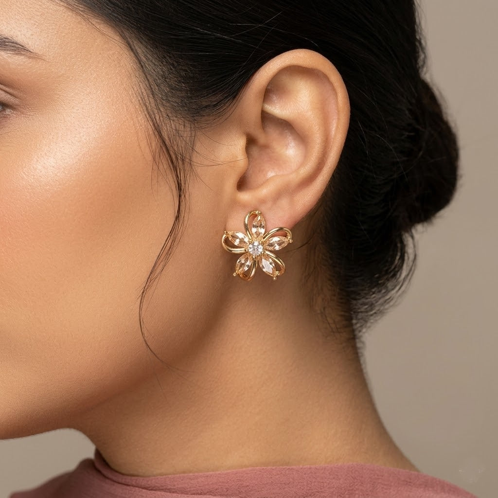 Flower Stud Earrings