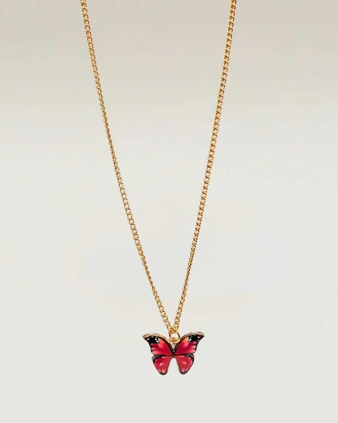Colorful Butterfly Necklace