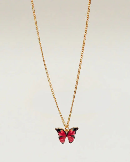 Colorful Butterfly Necklace
