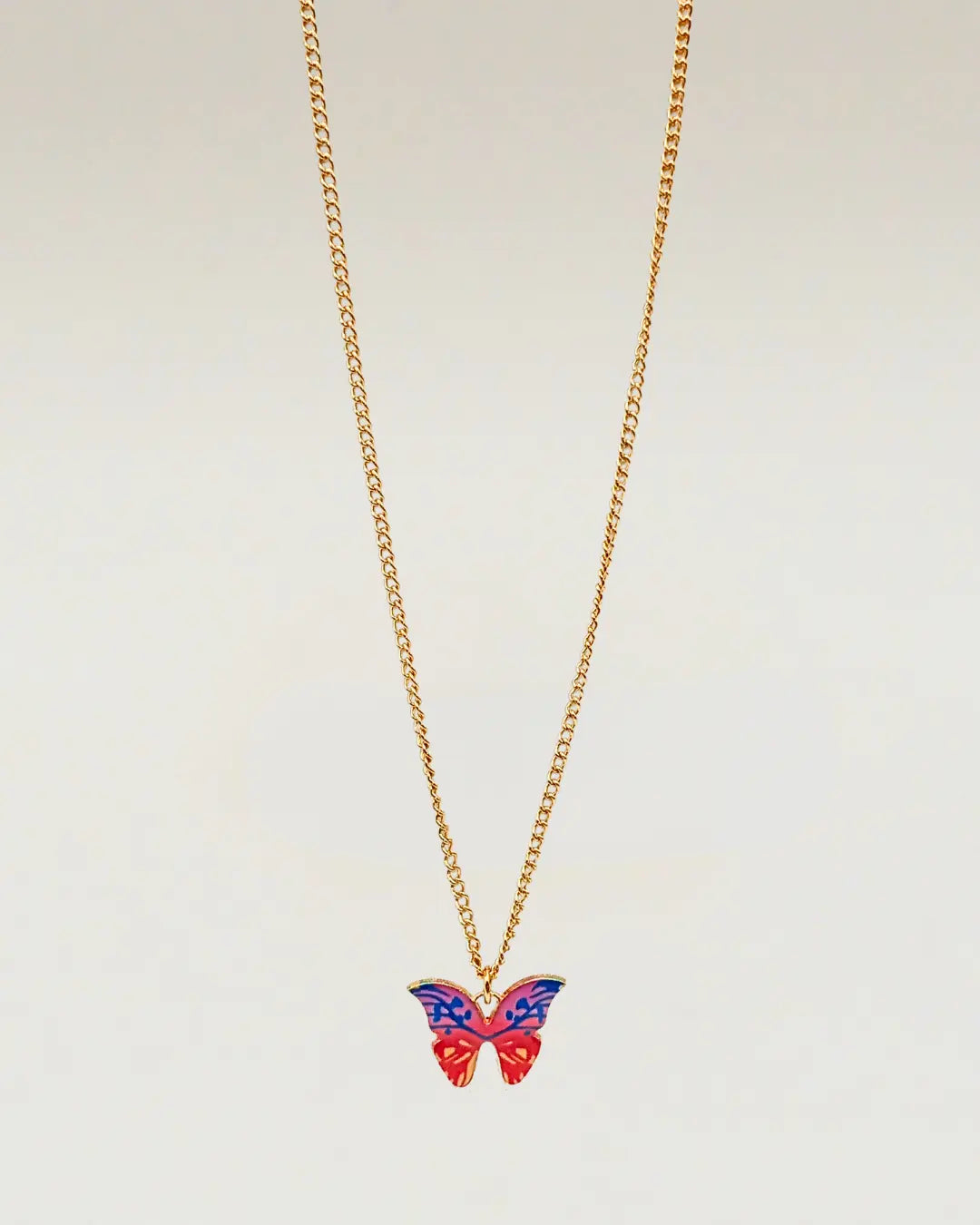 Colorful Butterfly Necklace