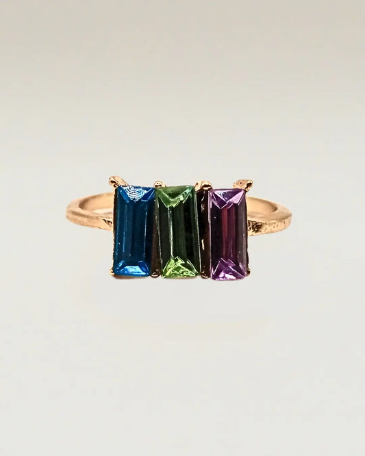 Multicolor Sapphire Ring