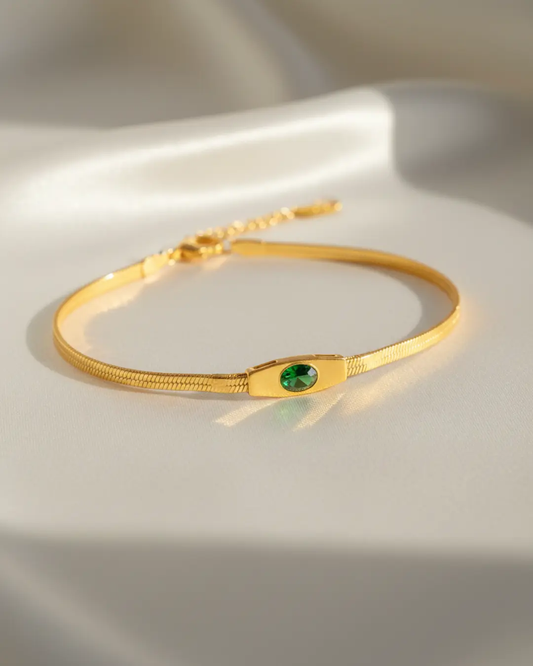 Emerald Glow Bracelet