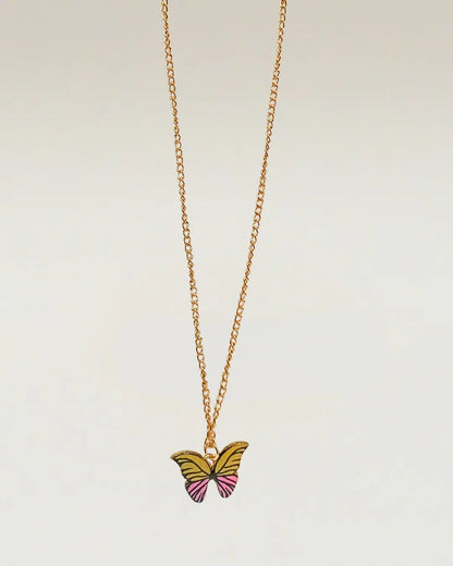 Colorful Butterfly Necklace