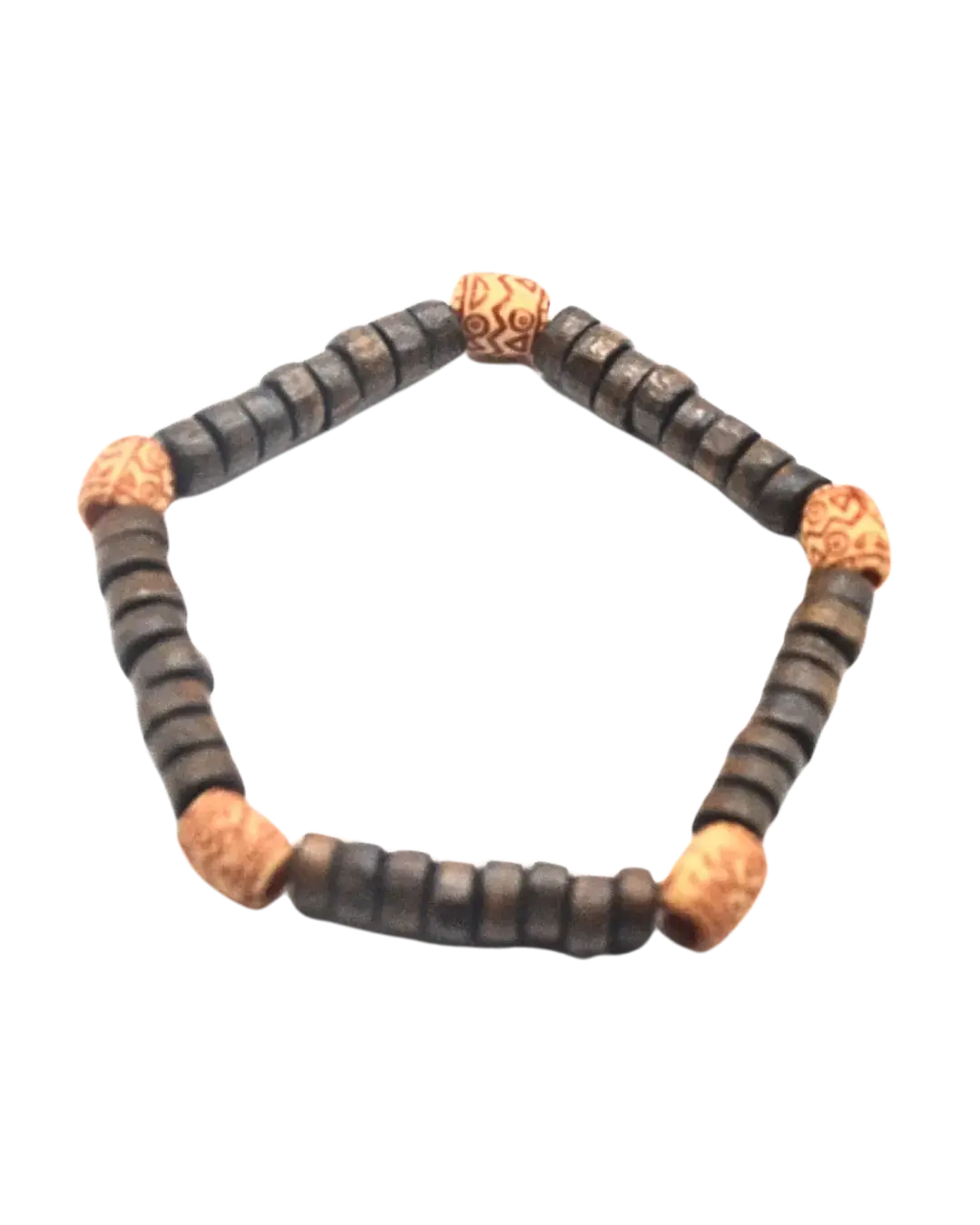 Elegant Wooden Bead Bracelet