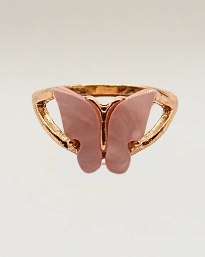 Butterfly trendy ring