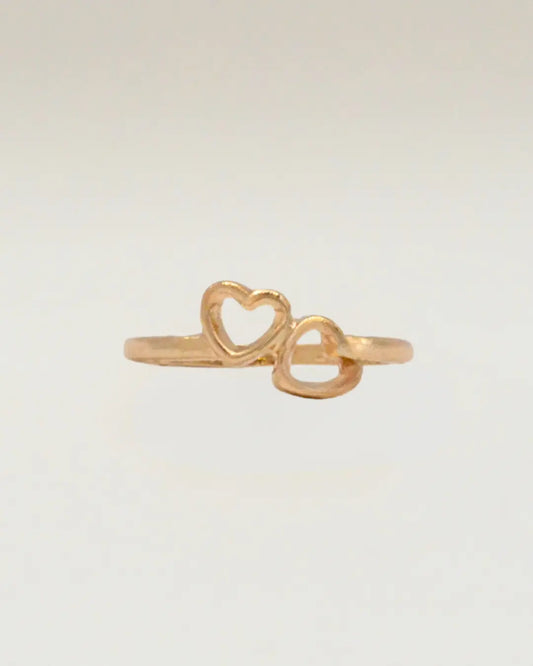 CONNECTED HEARTS RING