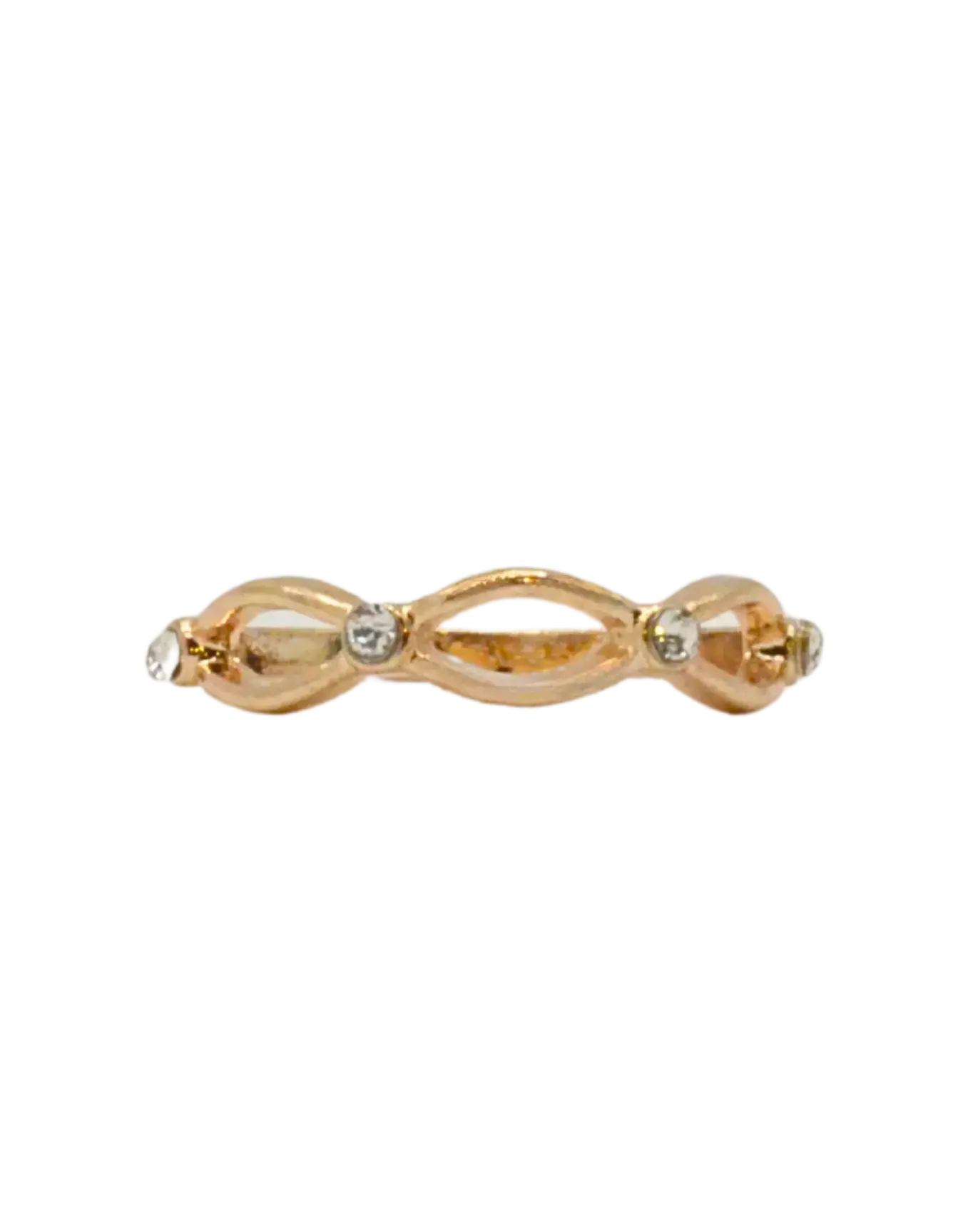 Gold Swirl Weave Ring