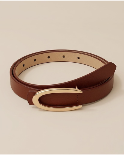 Oval Buckle Belt