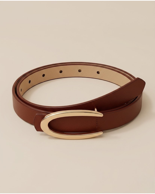 Oval Buckle Belt