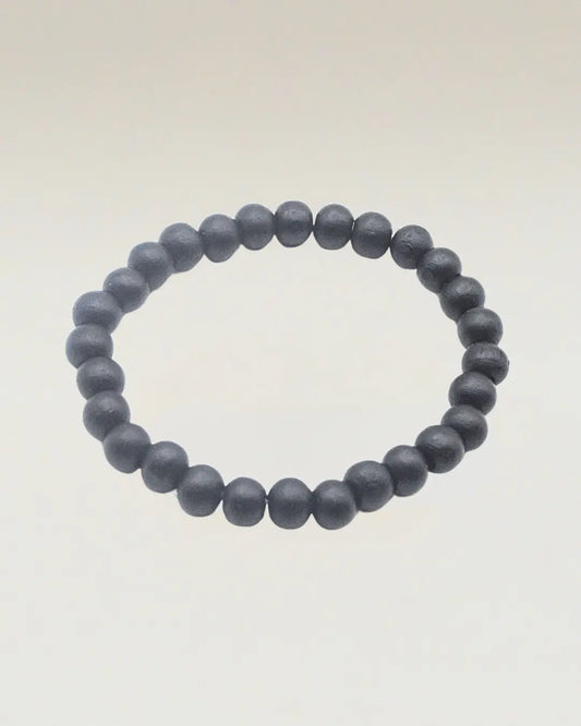 Matte Hematite Gemstone Bracelet