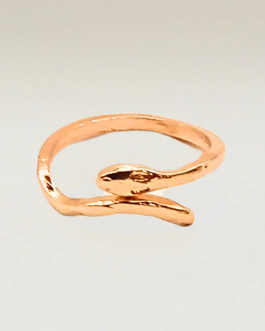 Round Snake Design Ring