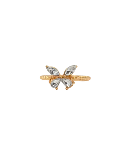 Zircon Butterfly Ring
