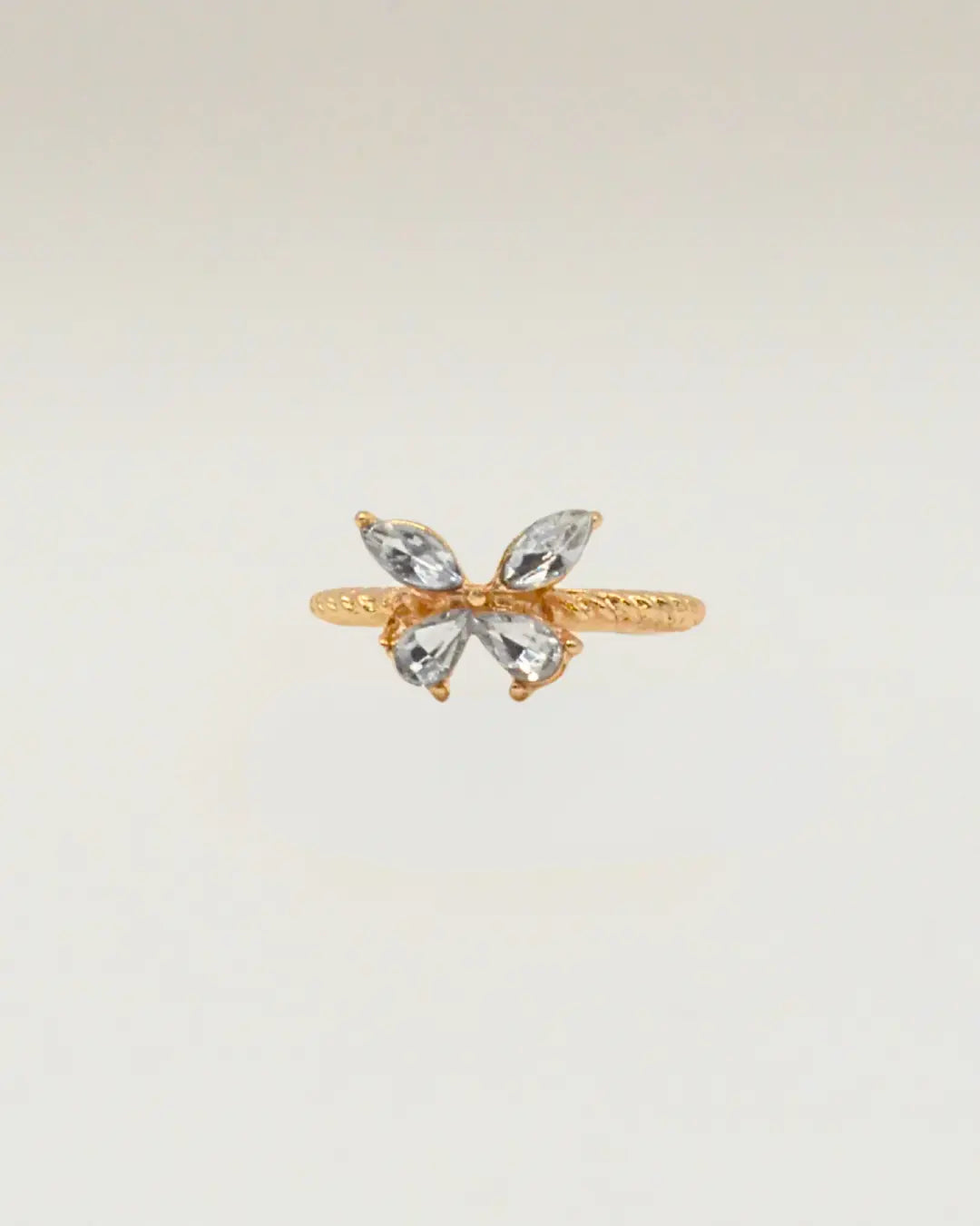 Zircon Butterfly Ring