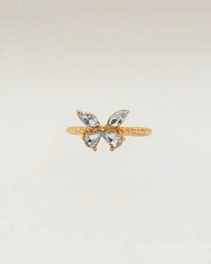 Zircon Butterfly Ring