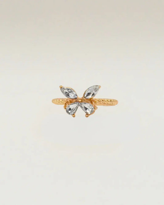 Zircon Butterfly Ring