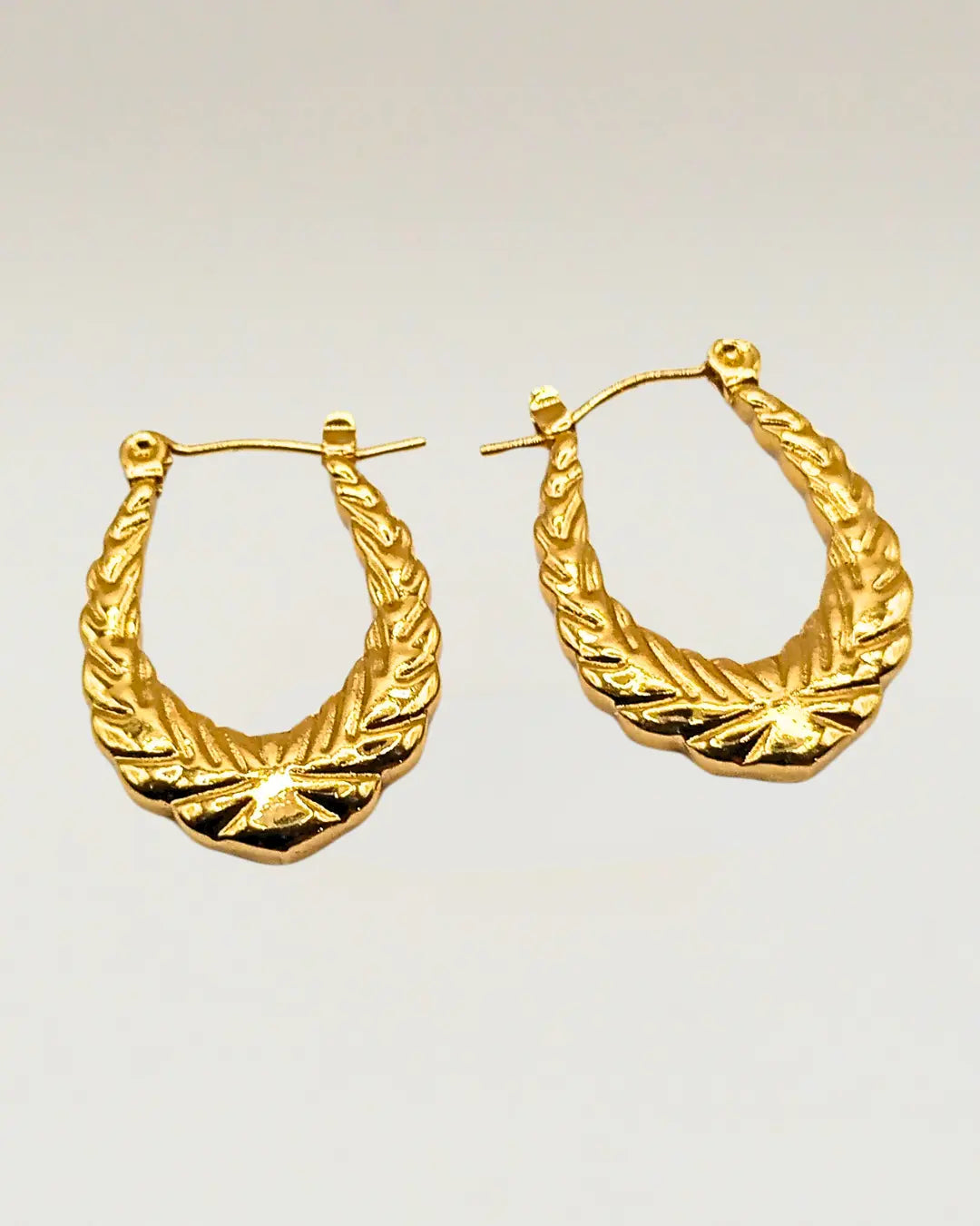 Sunburst Crescent Hoops