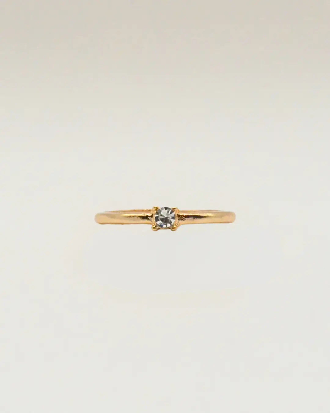 Square Zircon Ring