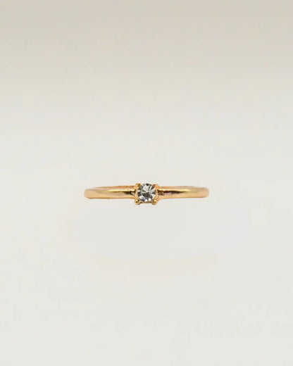 Square Zircon Ring