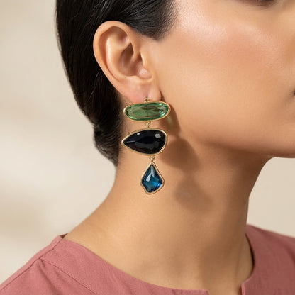 Resin Drop Earrings