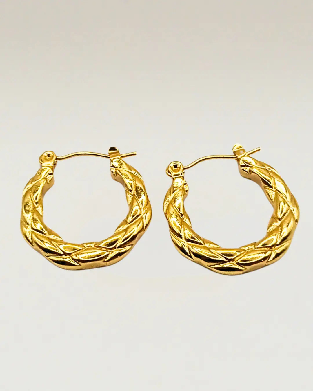 Woven Radiance Hoops