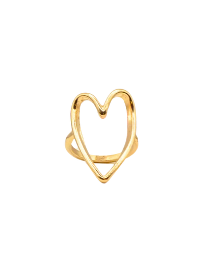 New Trendy Heart Ring