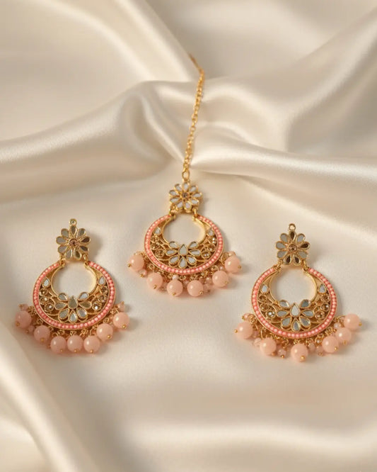 Earrings and Tikka Set