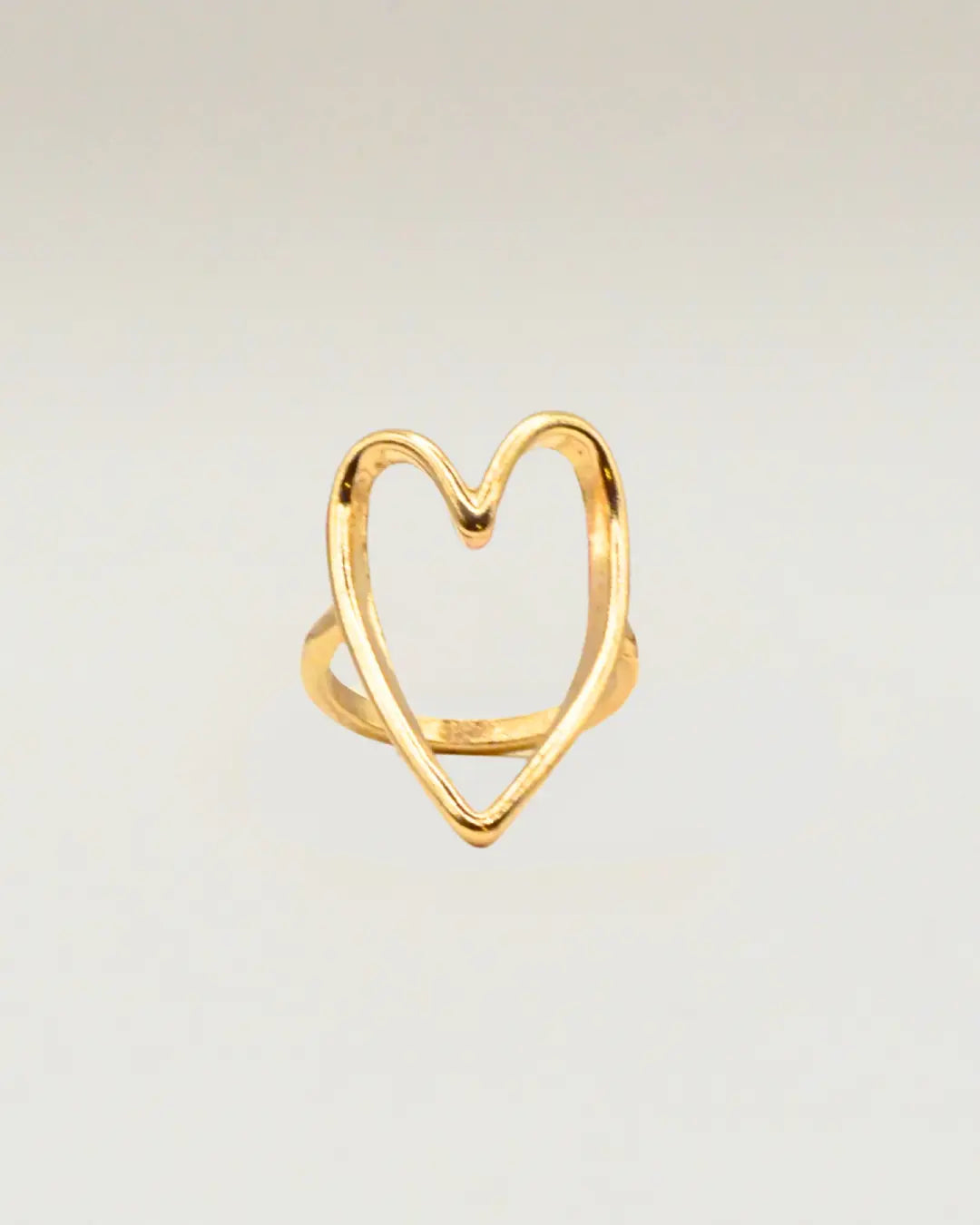 New Trendy Heart Ring
