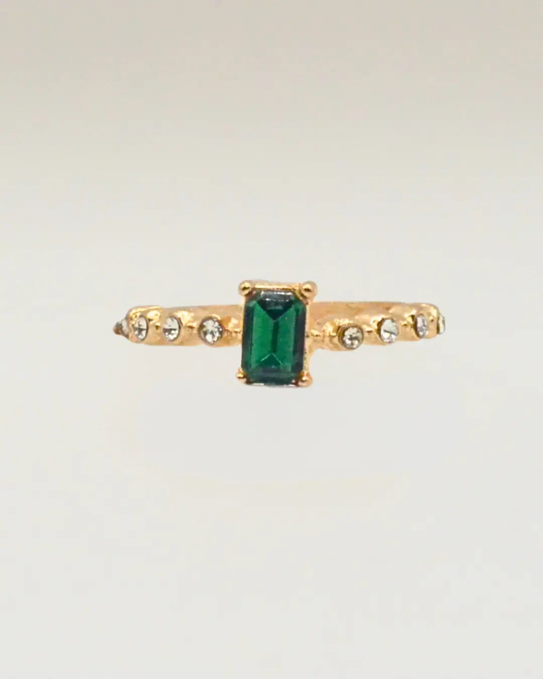 Emerald Engagement Ring