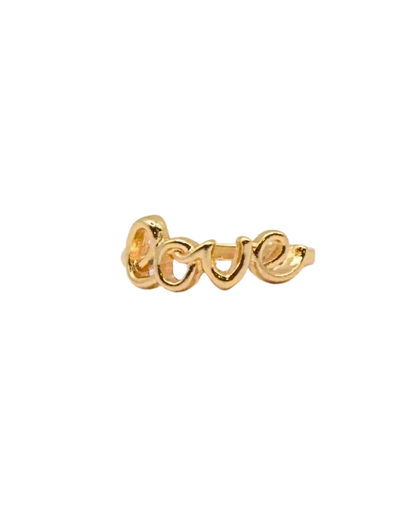 Gold Love Ring