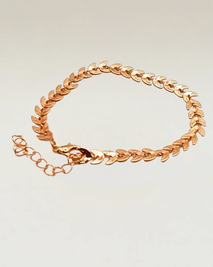 Leaf Charm Bracelet