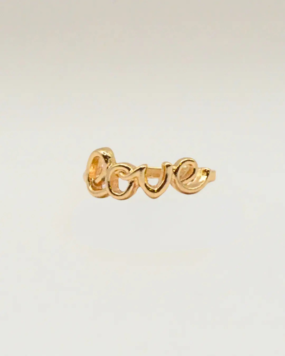 Gold Love Ring