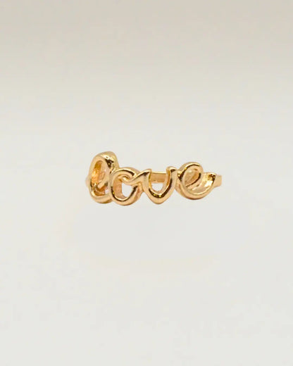Gold Love Ring
