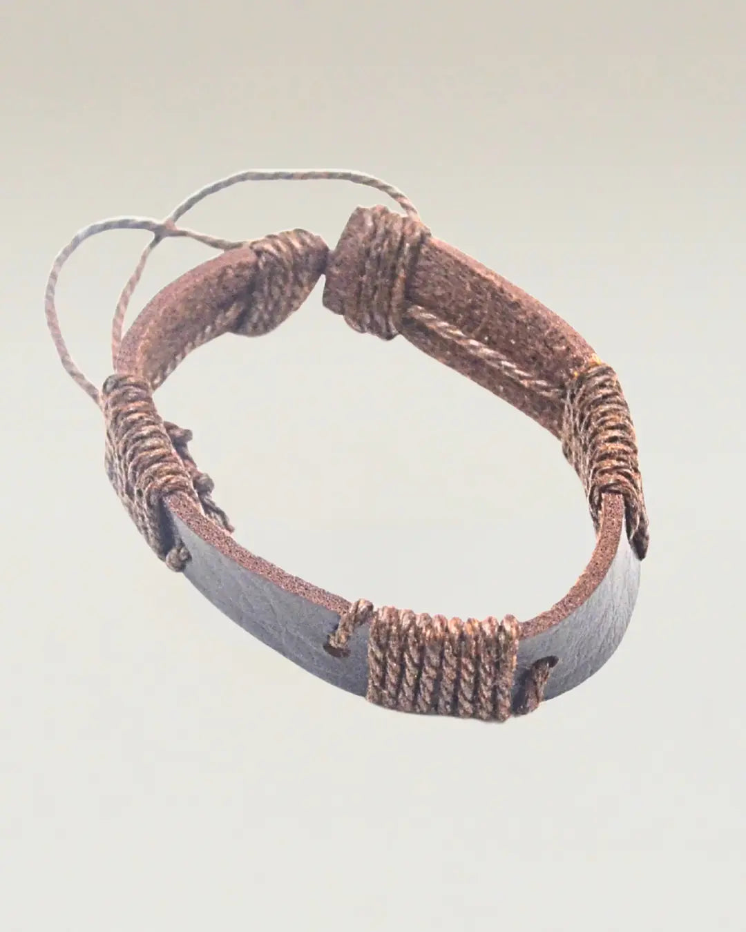 Leather Wrap Braided