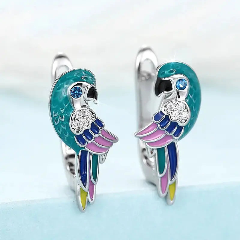 Parrot Bird Earrings