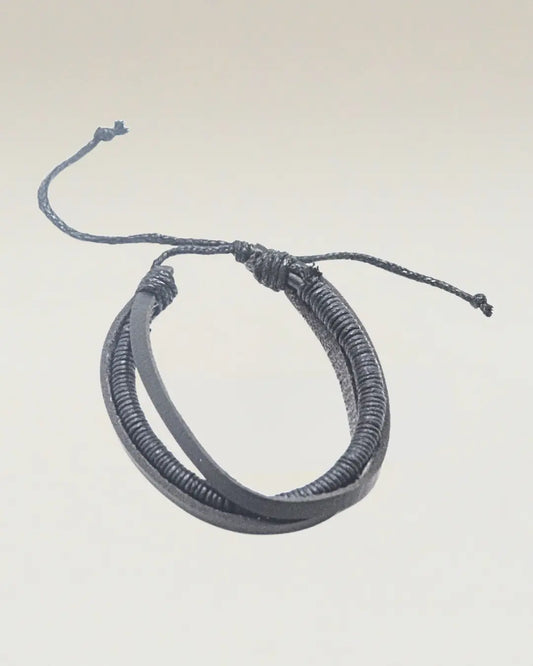 Multi-layer Black Bracelet