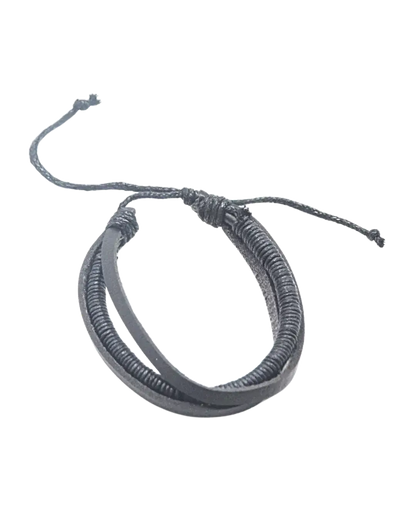 Multi-layer Black Bracelet