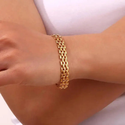 Gold Mesh Bracelet