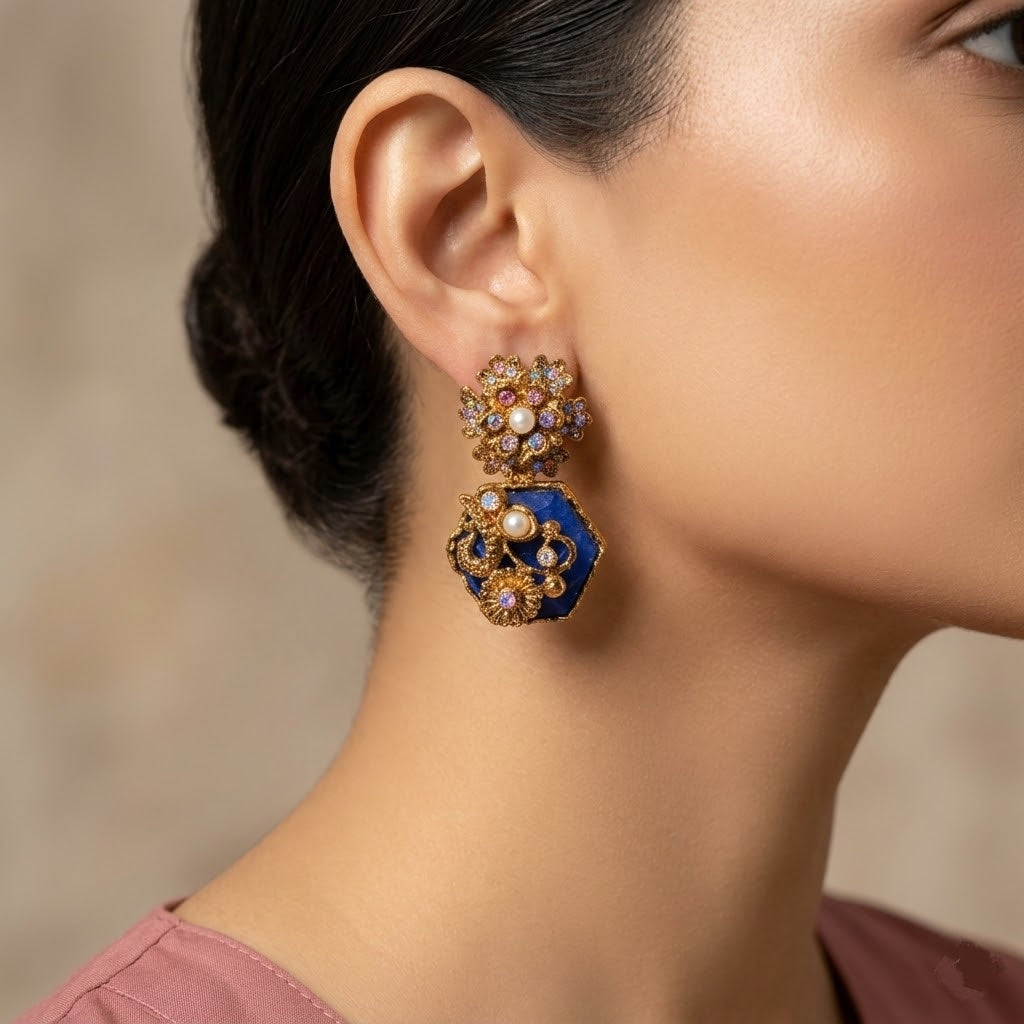 Flower Ear Drops
