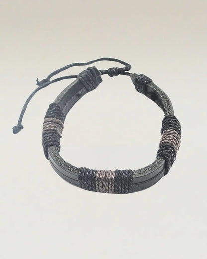 Thread-Wrapped Bracelet