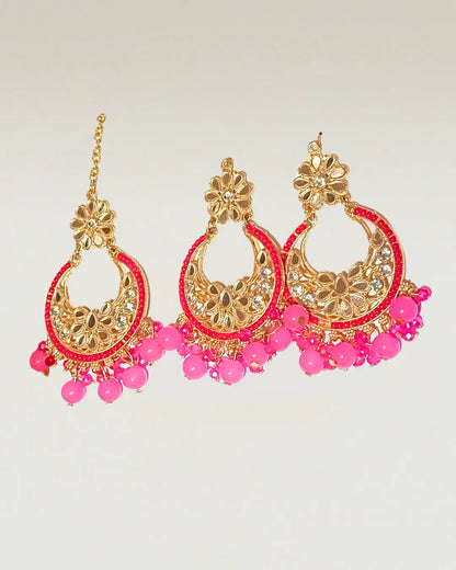 Earrings and Tikka Set