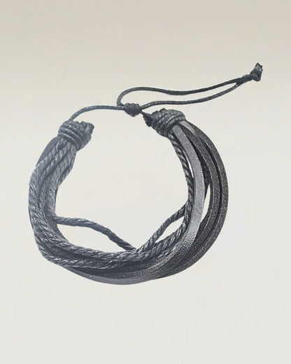 Leather Black Bracelets