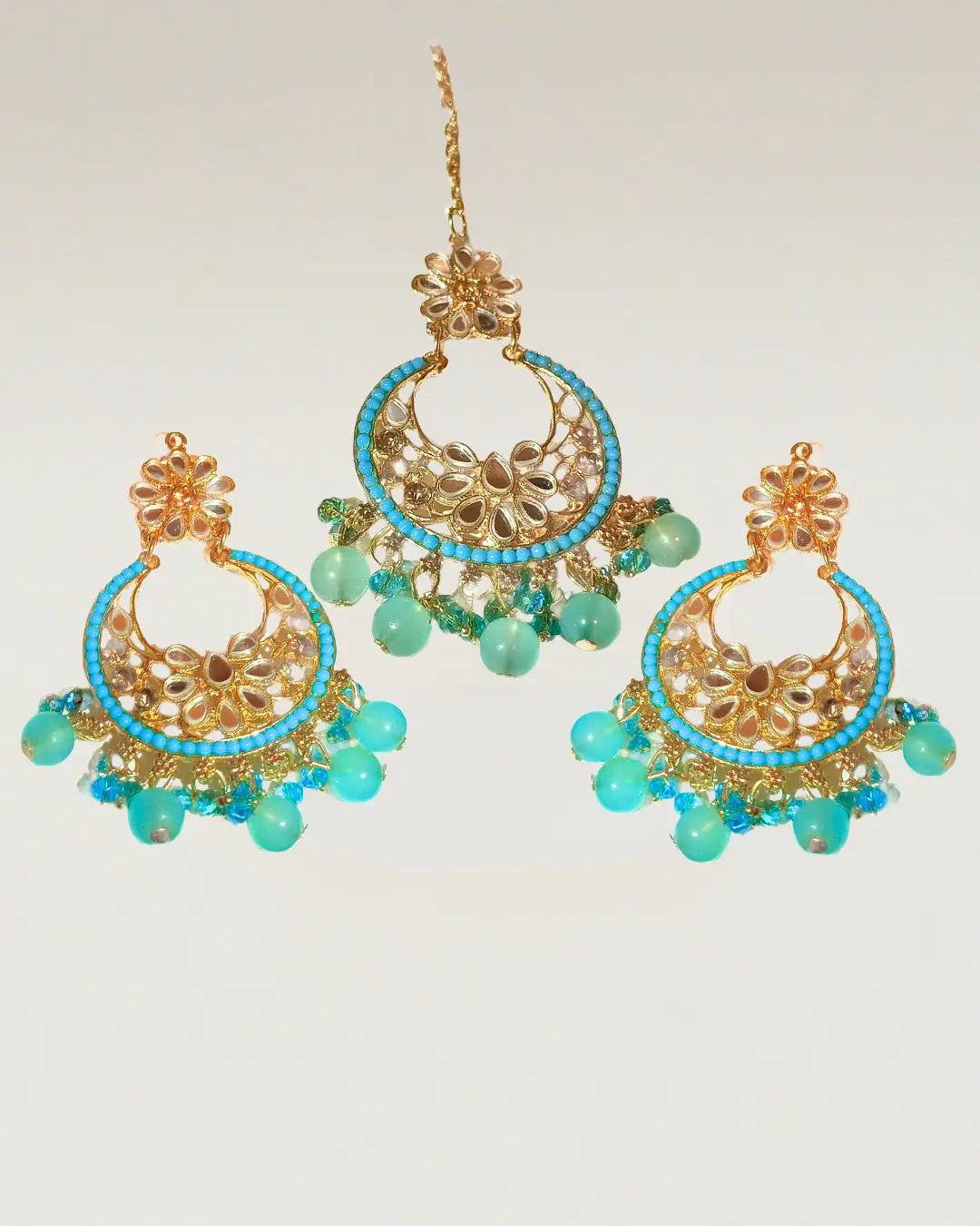 Earrings and Tikka Set