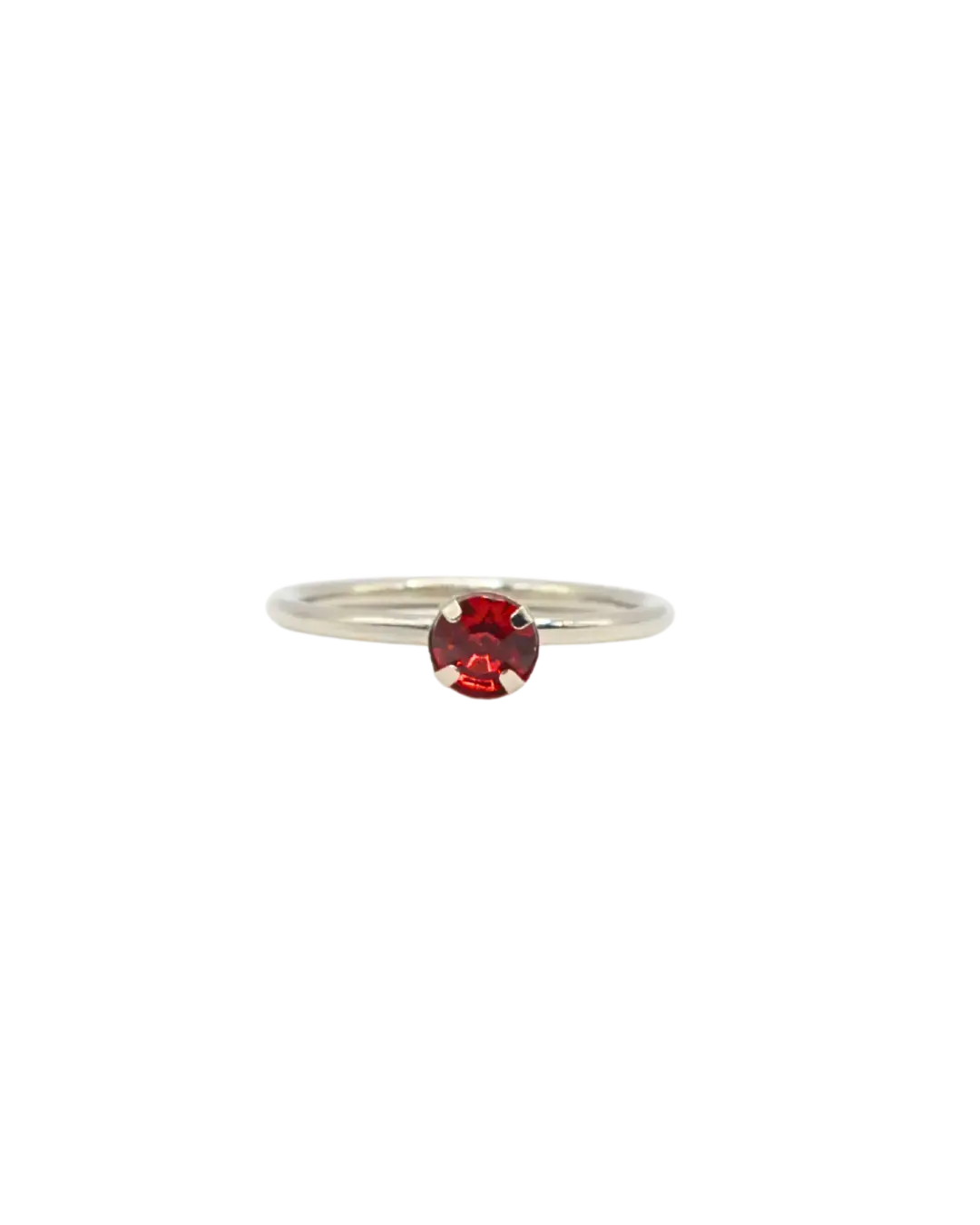 Silver Engagement Ring