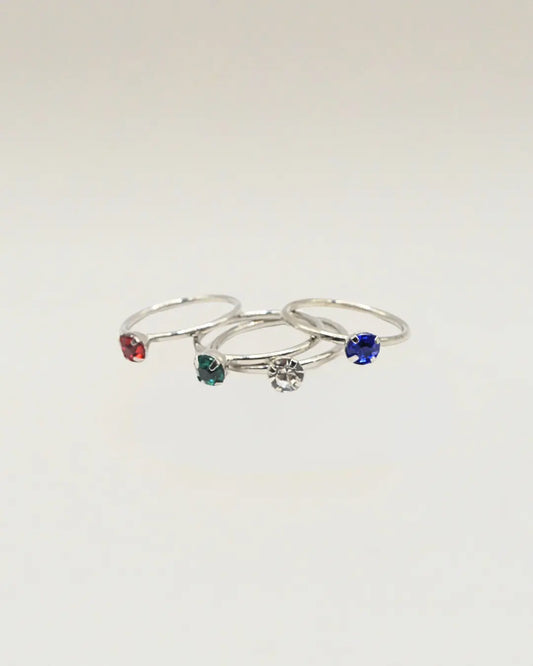 Silver Engagement Ring