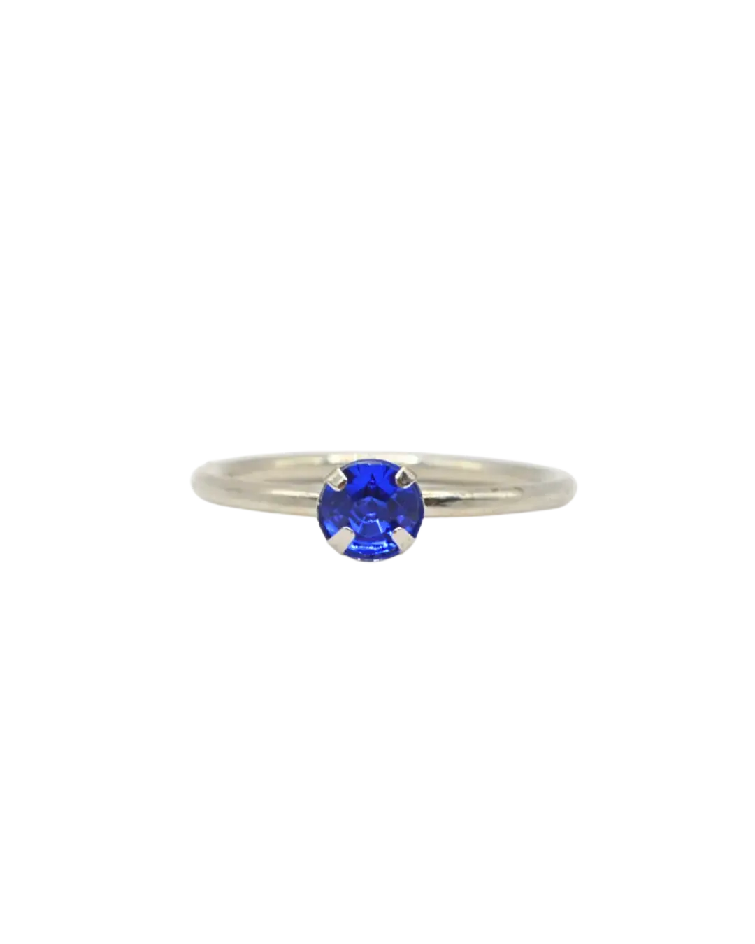 Silver Engagement Ring