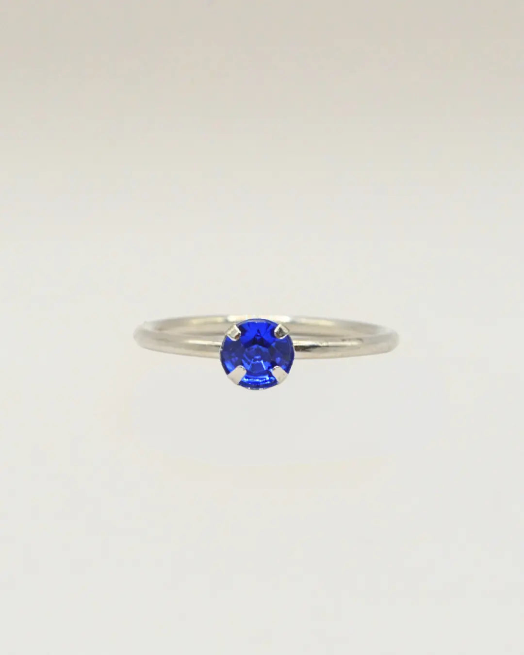 Silver Engagement Ring