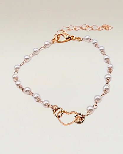 Pearl Heart Bracelet