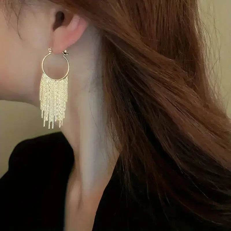 Golden Chain Earrings