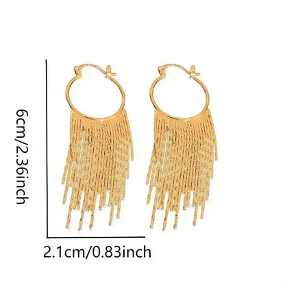 Golden Chain Earrings